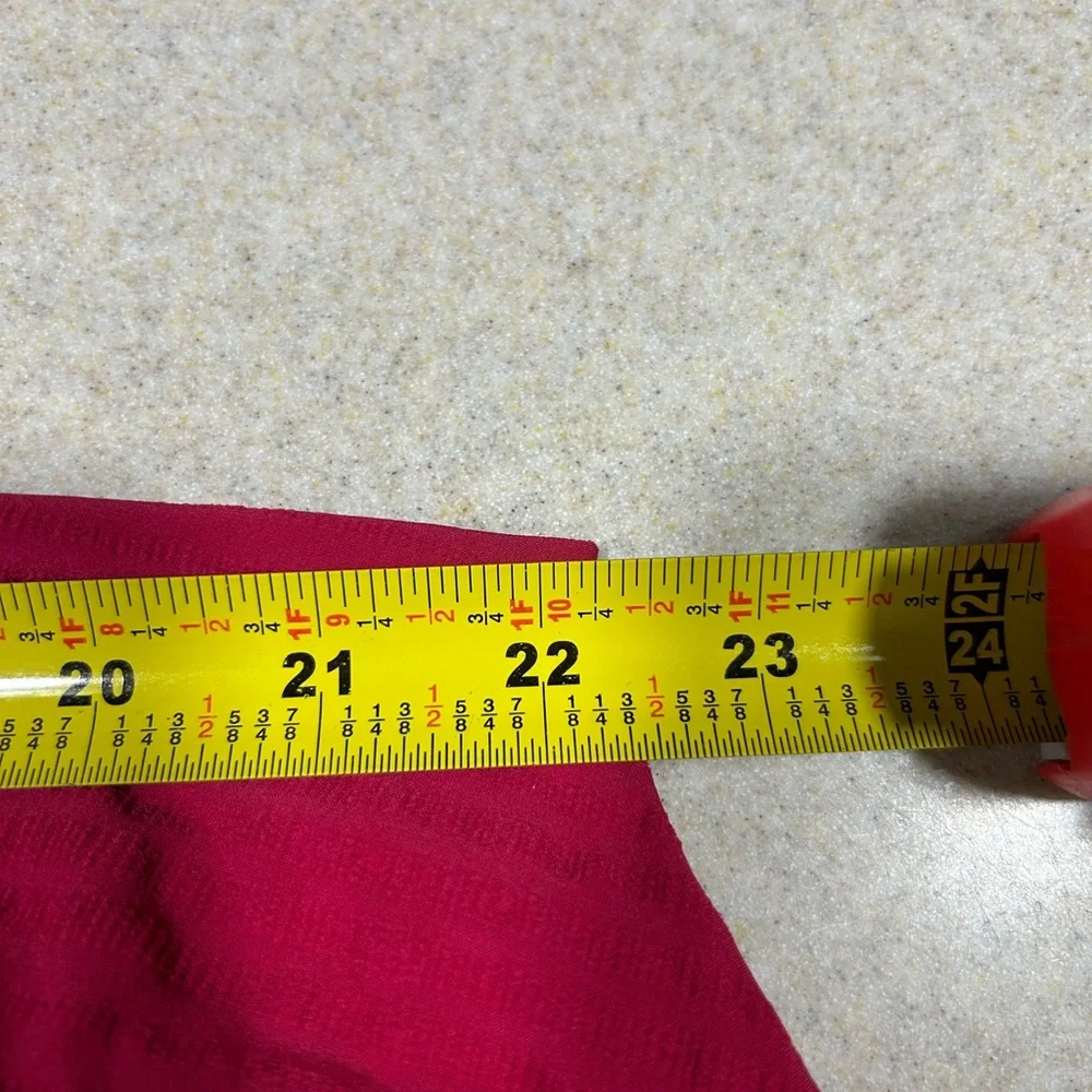 Title Nine Slaycation Wide Leg Cropped Pants Sz XS Color Hot Pink Beach  270902 - Picture 9 of 9